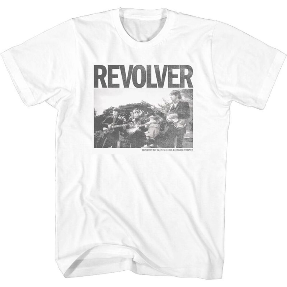 The Beatles - Beatles - Revolver Band Photo T-Shirt - Large White 2061192305